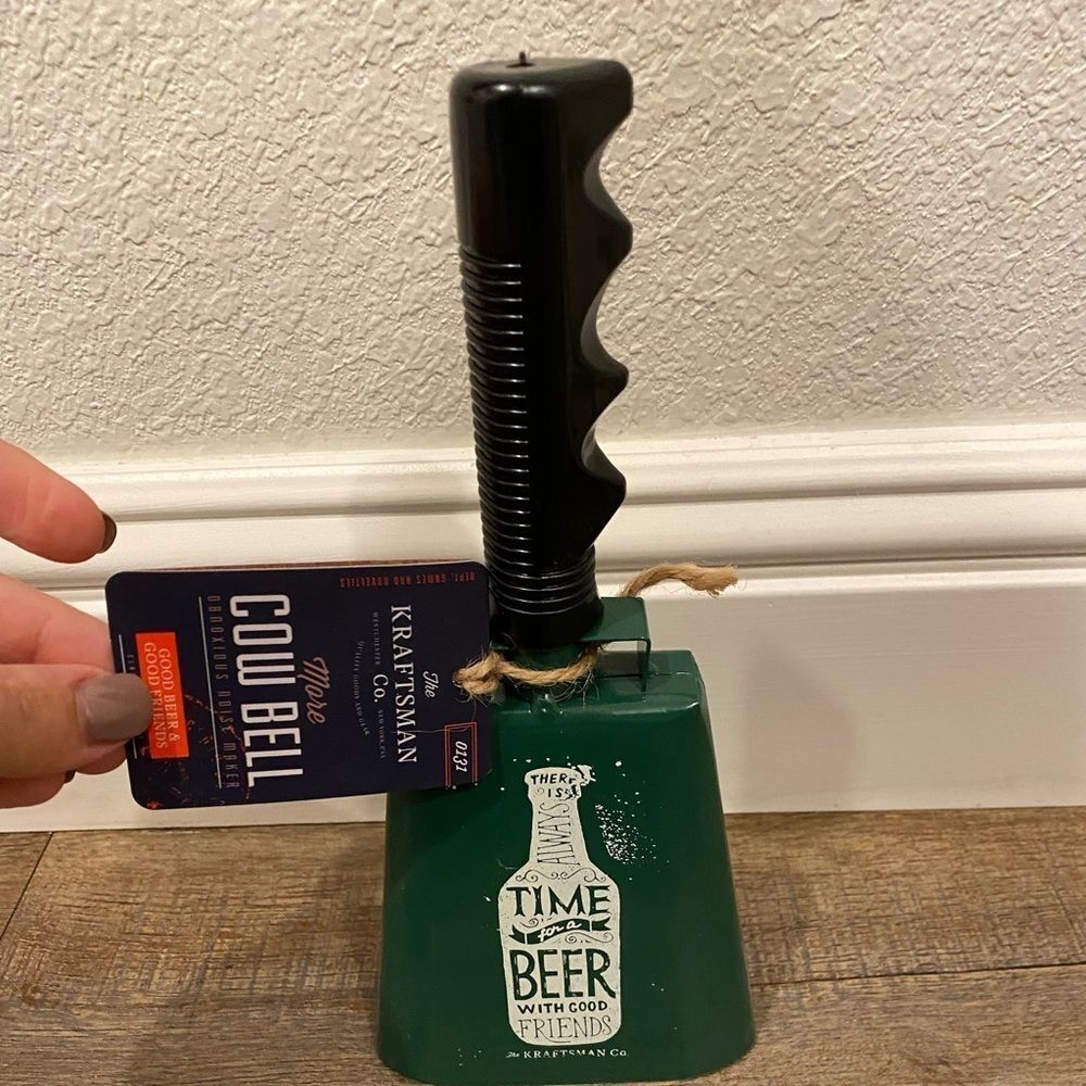 NWT tags cowbell